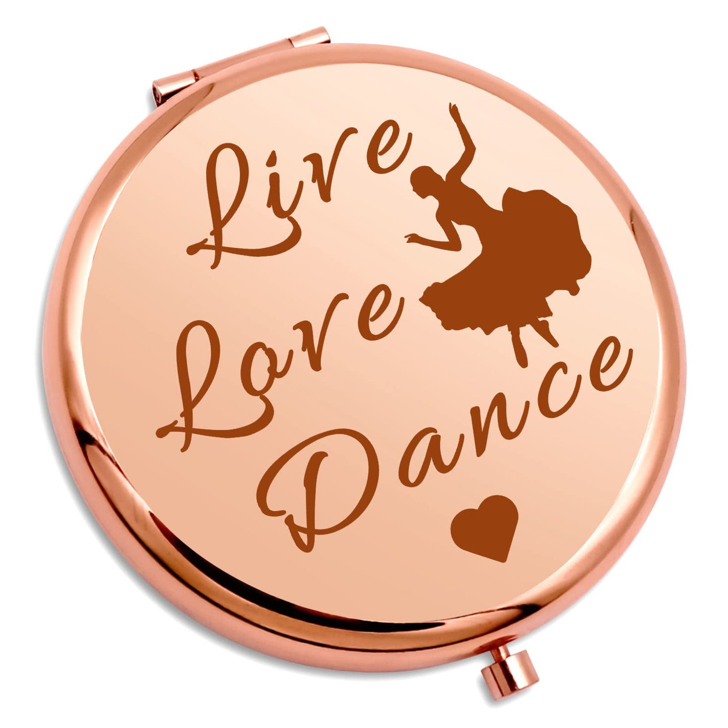 Dance Lover Gift Dance Teacher Gifts Compact Makeup Mirror Dance Gift for Ballet Girl Ballerina Dancer Daughter Graduation Birthday Gift Compact