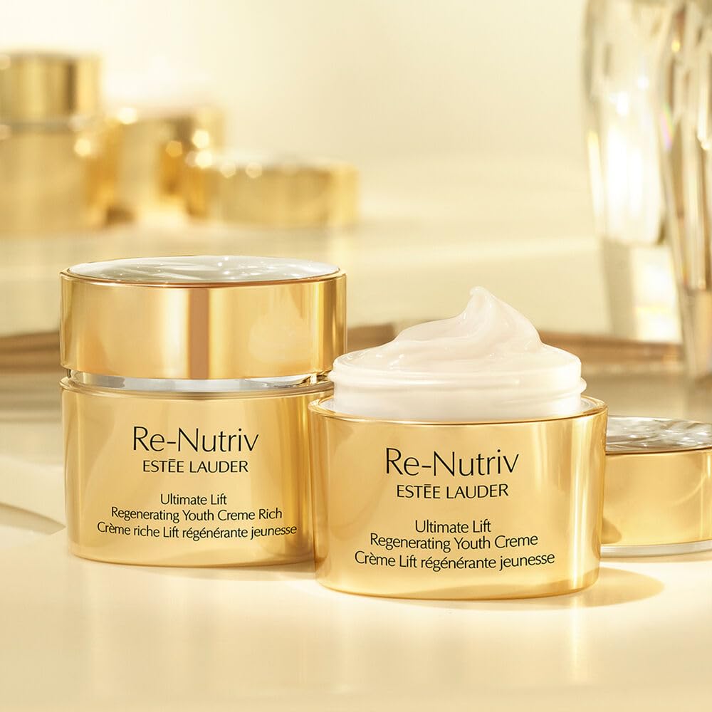 Estée Lauder Re-Nutriv Ultimate Lift Regenerating Youth Cream Face Moisturizer for Firming & Anti-Aging, 1.7 Ounce