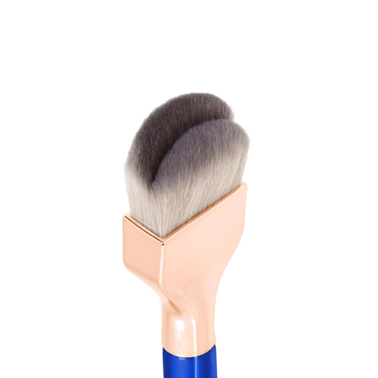 Bdellium Tools Professional Makeup Brush - Golden Triangle 972 Large Rounded Double Dome Blender - With All Vegan and Soft Synthetic Fibers,