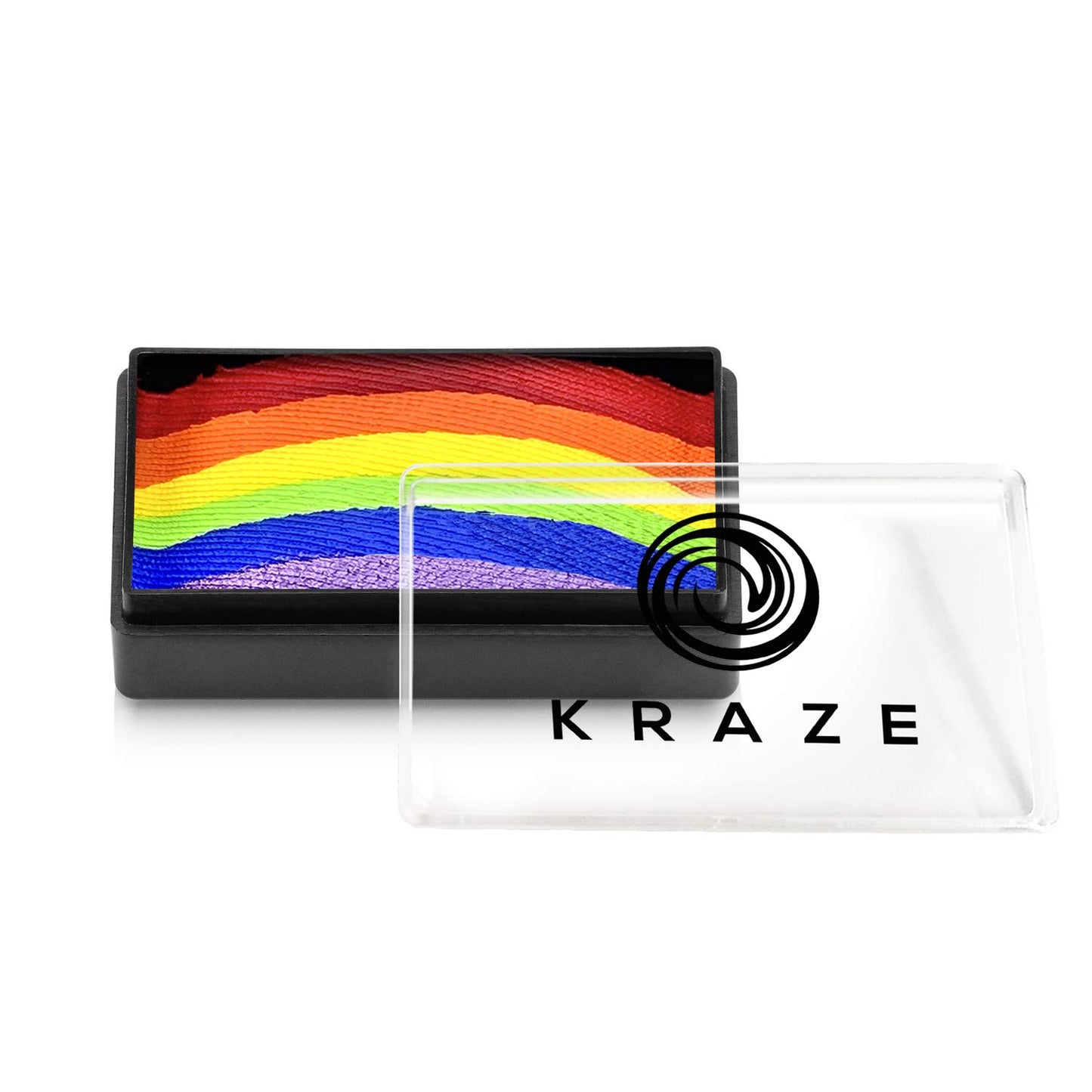 Kraze FX Dome Stroke - Candy Land (25 gm), Professional 1-Stroke Split Cake, Hypoallergenic, Non-Toxic, Water Activated Face & Body Painting Makeup