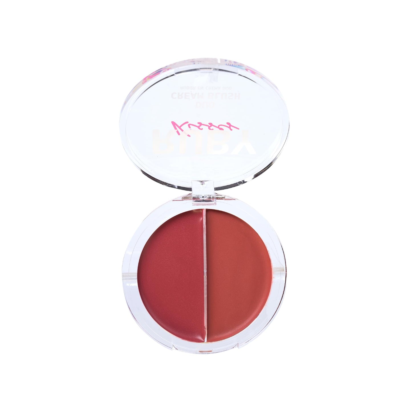 Ruby Kisses Duo Cream Blush, Smooth, Natural-Looking, Long-Lasting Face Makeup Blush for Cheeks, Lips, and Eyes, Buildable and Blendable, Infused