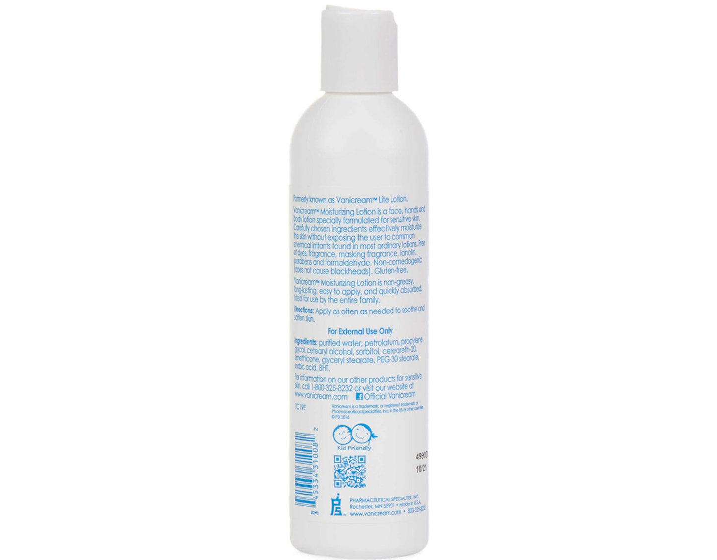 Vanicream Moisturizing Lotion 8 Ounce (Pack of 12)