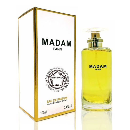 META-BOSEM Madam Paris, Women Perfume Eau de Parfum Natural Spray Fragrance - Charming Floral Scent - Classic Vanilla Notes - Holiday Gift - for All Beauty & Personal Care META-BOSEM