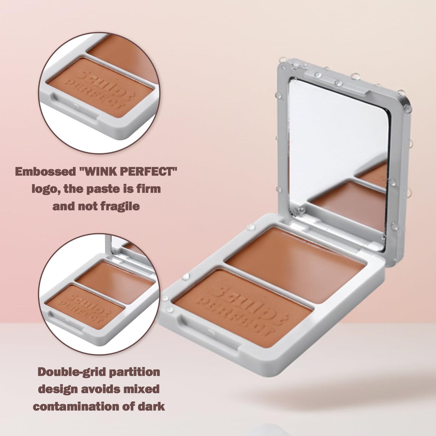 oz lab Sculpt Perfect Contour Bronzer Duo Palette - Matte Bronze Powder - Natural Sculpting & Warmth (02 COCOA CRAVE, Cream Contour: 0.09 oz / 2.5 g