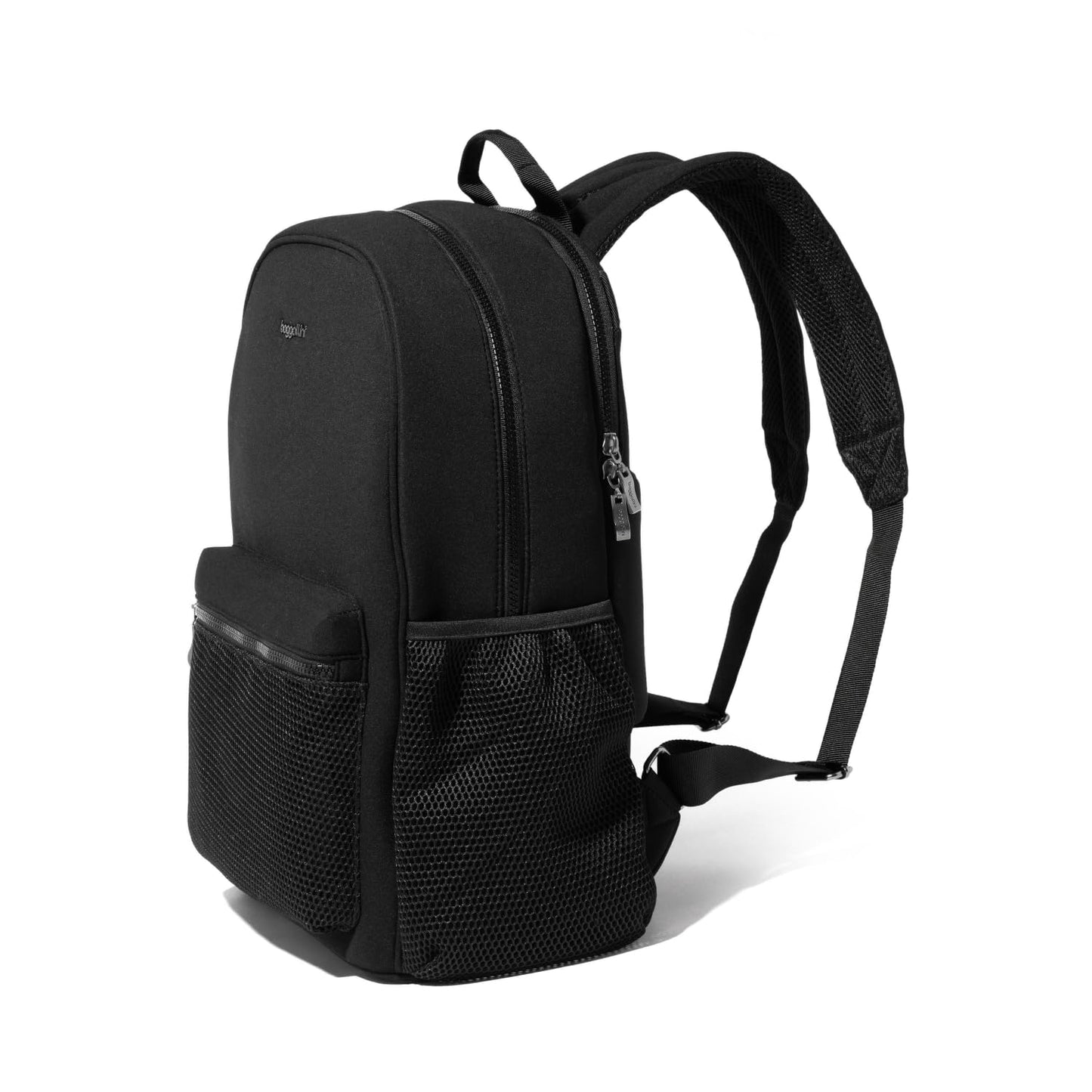 Baggallini On The Go Laptop Backpack Black Neoprene One Size