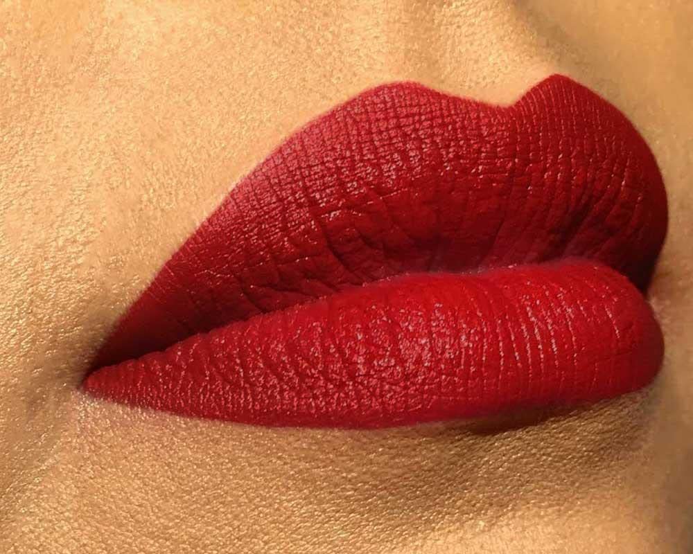 Suavecita Lipstick Victory True Red with Blue Undertones Long Lasting Lip Makeup Vegan