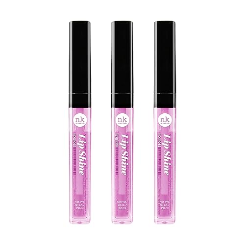 NICKA K NEW YORK Lipshine, Cosmetics, vibrant colors, bright colors, shining lips, lip shine, long lasting (AMZ251)