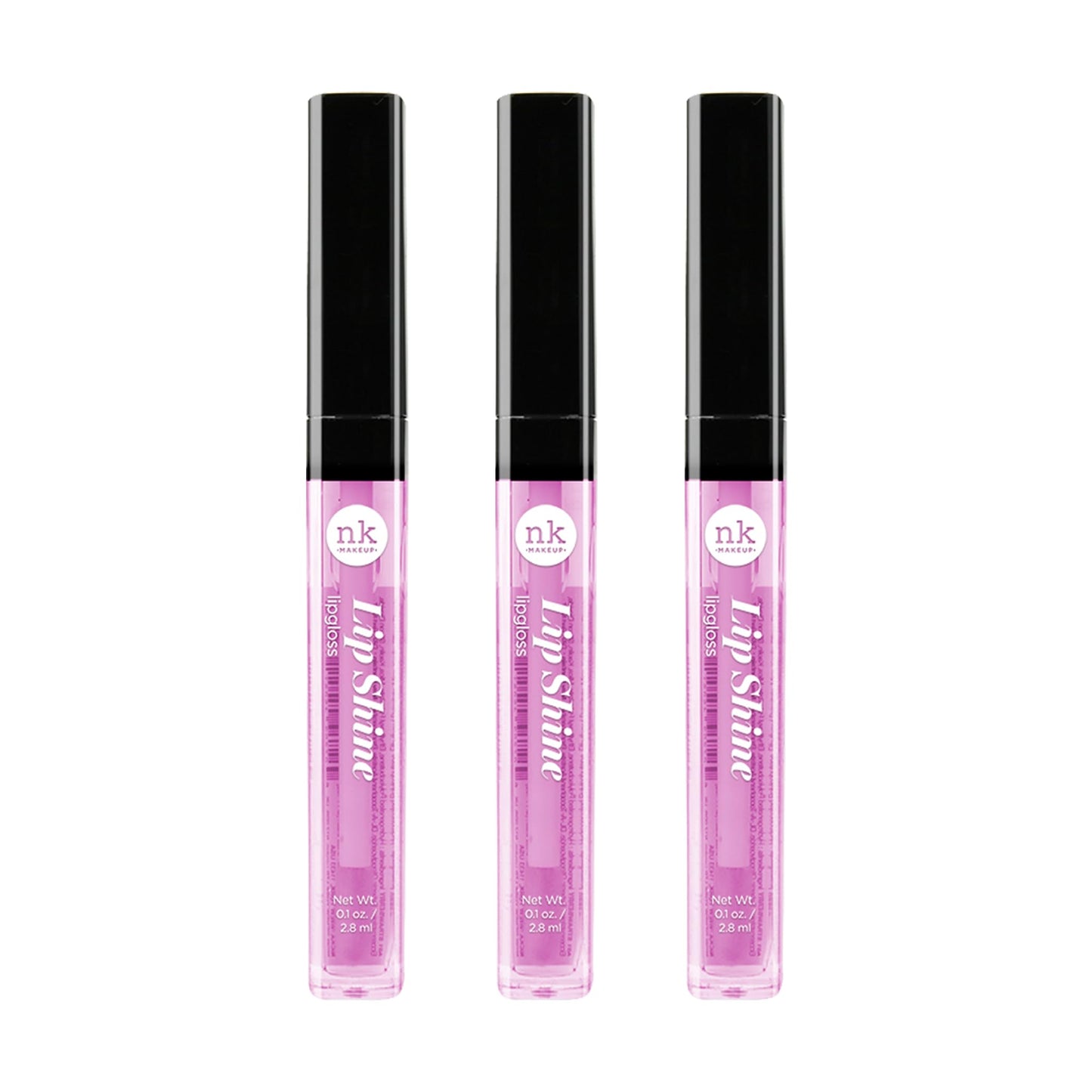 NICKA K NEW YORK Lipshine, Cosmetics, vibrant colors, bright colors, shining lips, lip shine, long lasting (AMZ251)