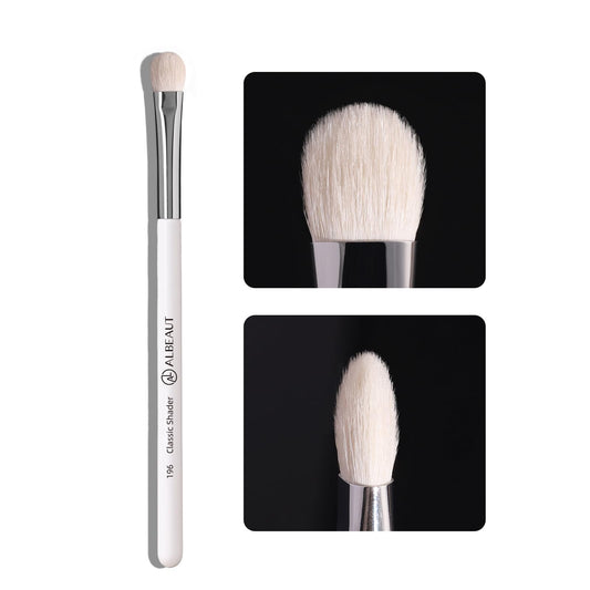 Albeaut Eye Shadow Brush For Shading, Dense & Soft Eyeshadow Applicators for Smokey Eyes Makeup, Powder Eye Shadow Blender (196 Classic Shader)