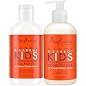 SheaMoisture Kids Mango & Carrot Shampoo and Conditioner Set w/Orange Blossom Extract, Strengthening Hair Products for Kids