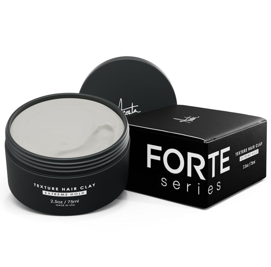 Alex Costa Hair Clay for Men by Forte Series Extreme Hold Men's with Natural Ingredients to Add Texture, Volume and Definition to Thick/Coarse Hair