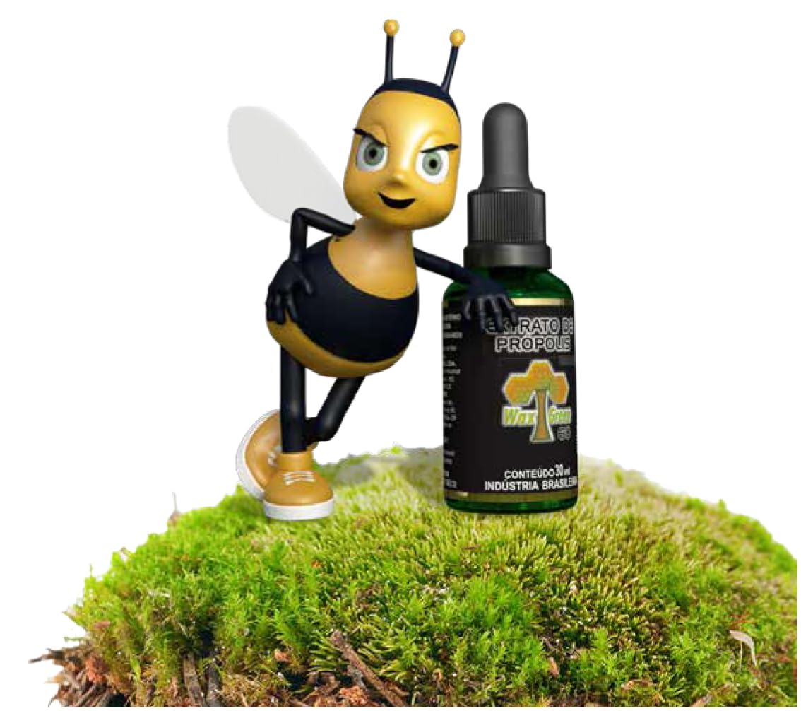 Wax Green Spray Propolis with Honey Glycolic Extract-Non Alcoholic Wax Free Sugar Free N'06 30ml 1 fl oz Beauty and Personal Care Wax Green Propolis