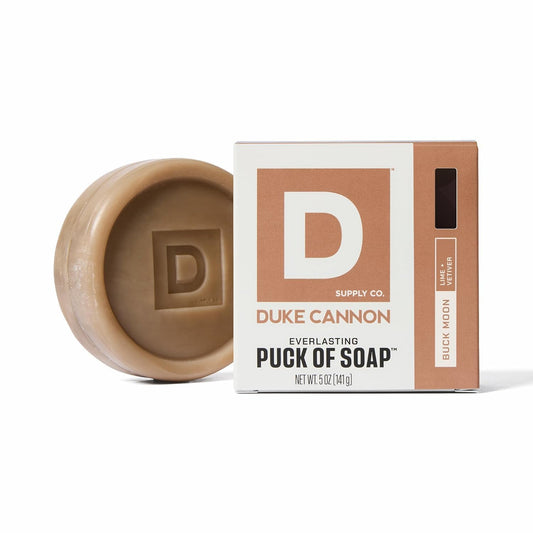 Duke Cannon Supply Co. Bar Soap Puck - Men's Rounded Bar Soap with Masculine Scents - Disc-Shaped Mens Soap - Hydrating & Deep Cleaning - All Skin Beauty & Personal Care Duke Cannon Supply Co.