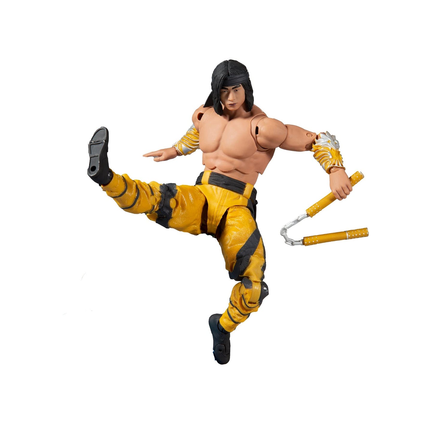 McFarlane Toys Mortal Kombat Liu Kang (Fighting Abbot) 7" Action Figure with Accessories