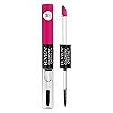 Revlon Liquid Lipstick with Clear Lip Gloss, ColorStay Overtime Lipcolor, Dual Ended with Vitamin E, 470 All Night Fuchsia, 0.07 Fl Oz