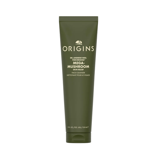 Origins Mega-Mushroom Gentle Face Cleanser | Great for Sensitive Skin | With Reishi Mushroom, 5 Fl Oz