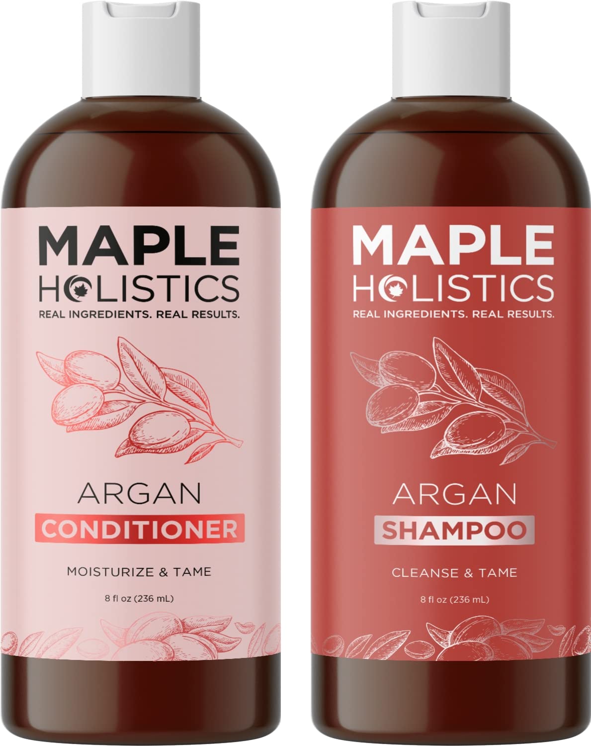 Argan Oil of Morocco Shampoo and Conditioner - Sulfate Free Shampoo and Conditioner Set for Color Treated Hair - Volumizing Shampoo and Conditioner
