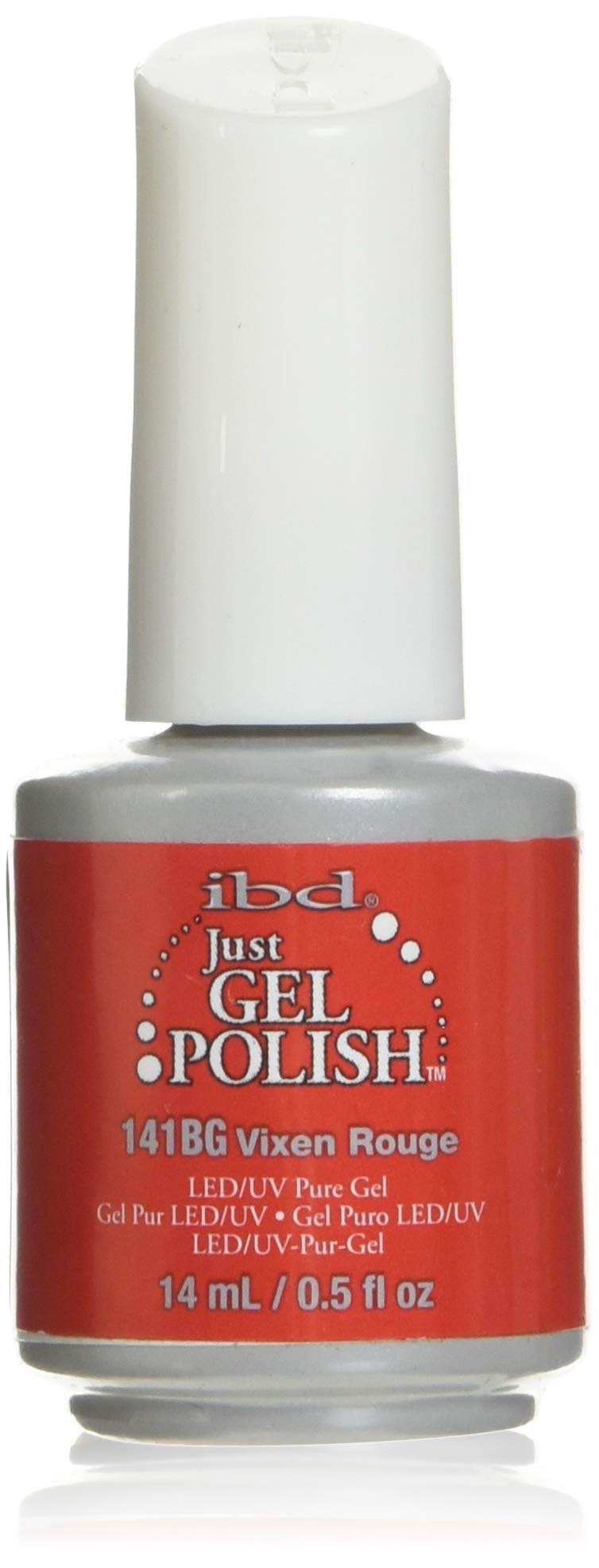 IBD Just Gel Nail Polish, Vixe Rouge, 0.5 Fluid Ounce Beauty & Personal Care IBD