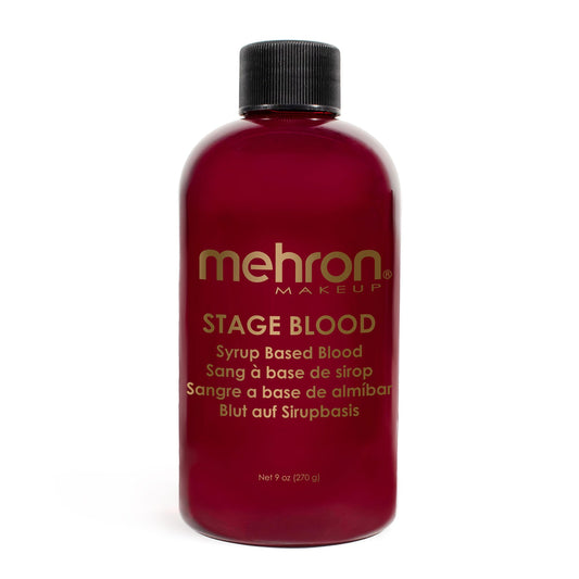 Mehron Makeup Stage Blood | Realistic For Halloween | Washable Fake Blood for Special FX, Stage & Screen, Halloween, & Cosplay (9 oz) (Bright