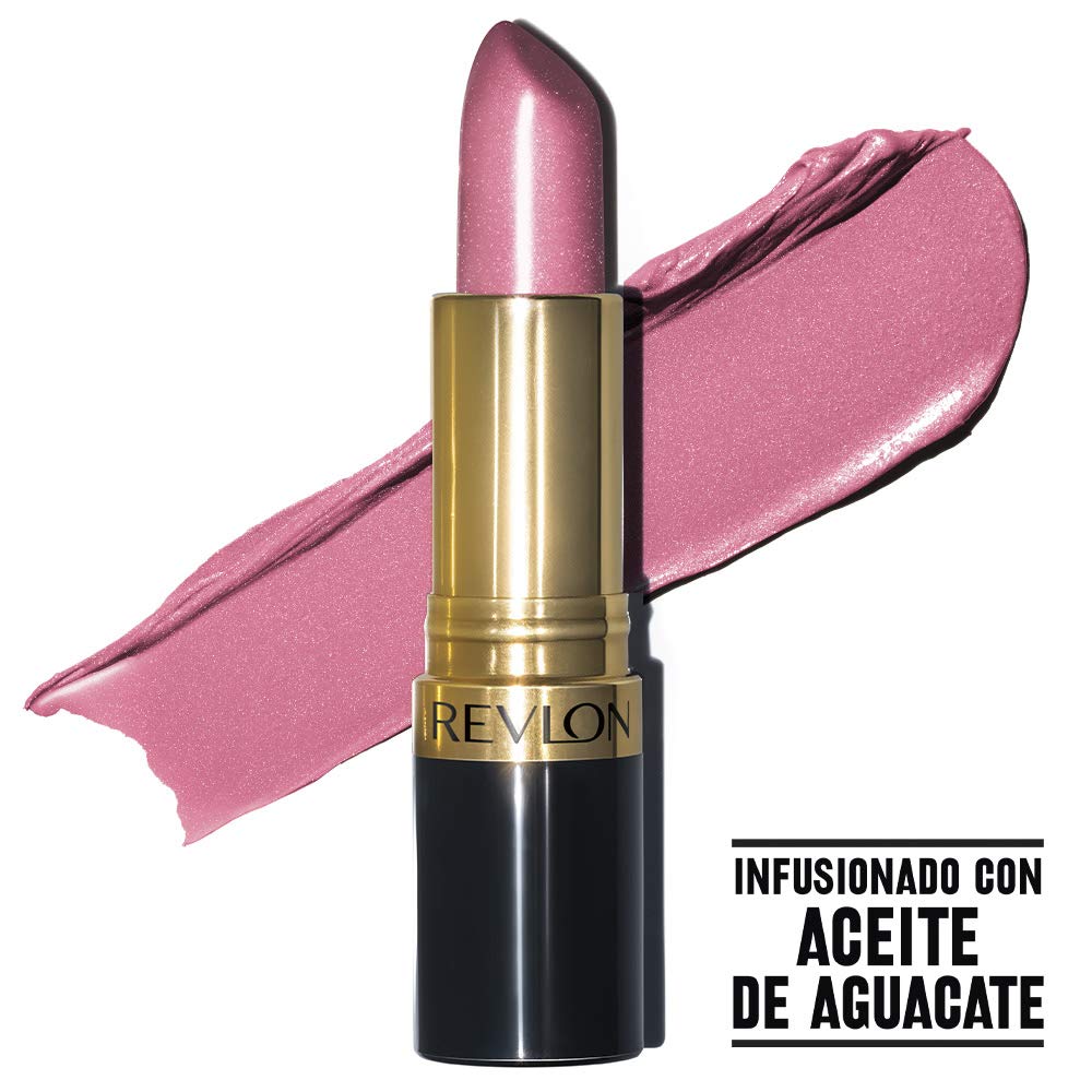 Revlon Super Lustrous Lipstick, Creamy Formula For Soft, Fuller-Looking Lips, Moisturized Feel, 450 Gentlemen Prefer Pink, 0.15 oz