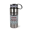 Star Wars Stormtroopers "Darth Vader's Coming, Look Busy" Stainless Steel Canteen Water Bottle| BPA-Free Sports Water Bottle Jug With Leakproof Lid…