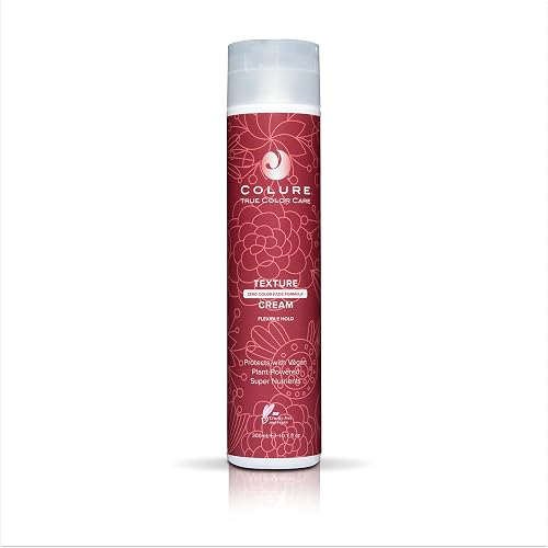 COLURE Texture Cream 10 oz - Ultra Light Shaping and Defining Hair Styling Cream with Professional Color Protection