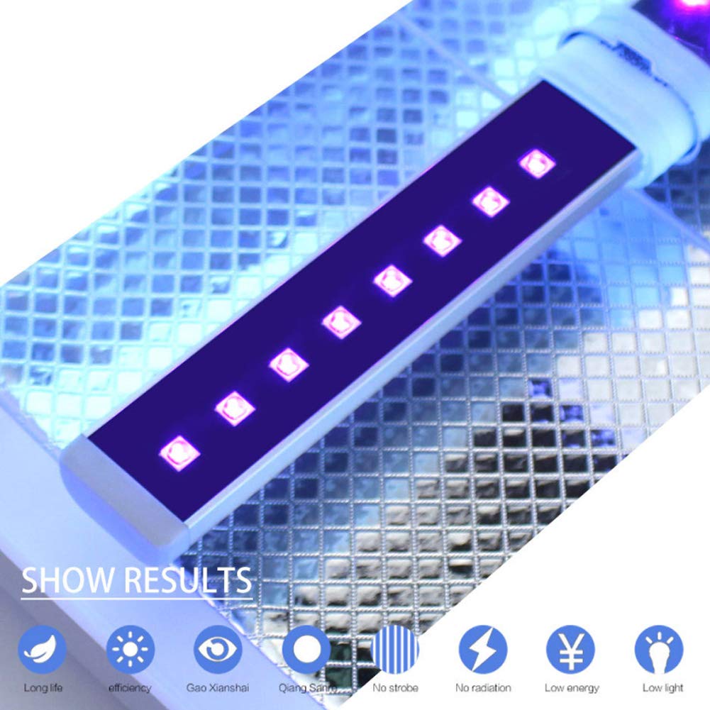 riteu 365+405Nm 9W Uv Double Light Bulbs - Lamp Bulb Tube for Electric Tubes Nail Art Uv Gel Curing Light,Nail for Curing Lamps Shop Professional Nail Beauty & Personal Care riteu