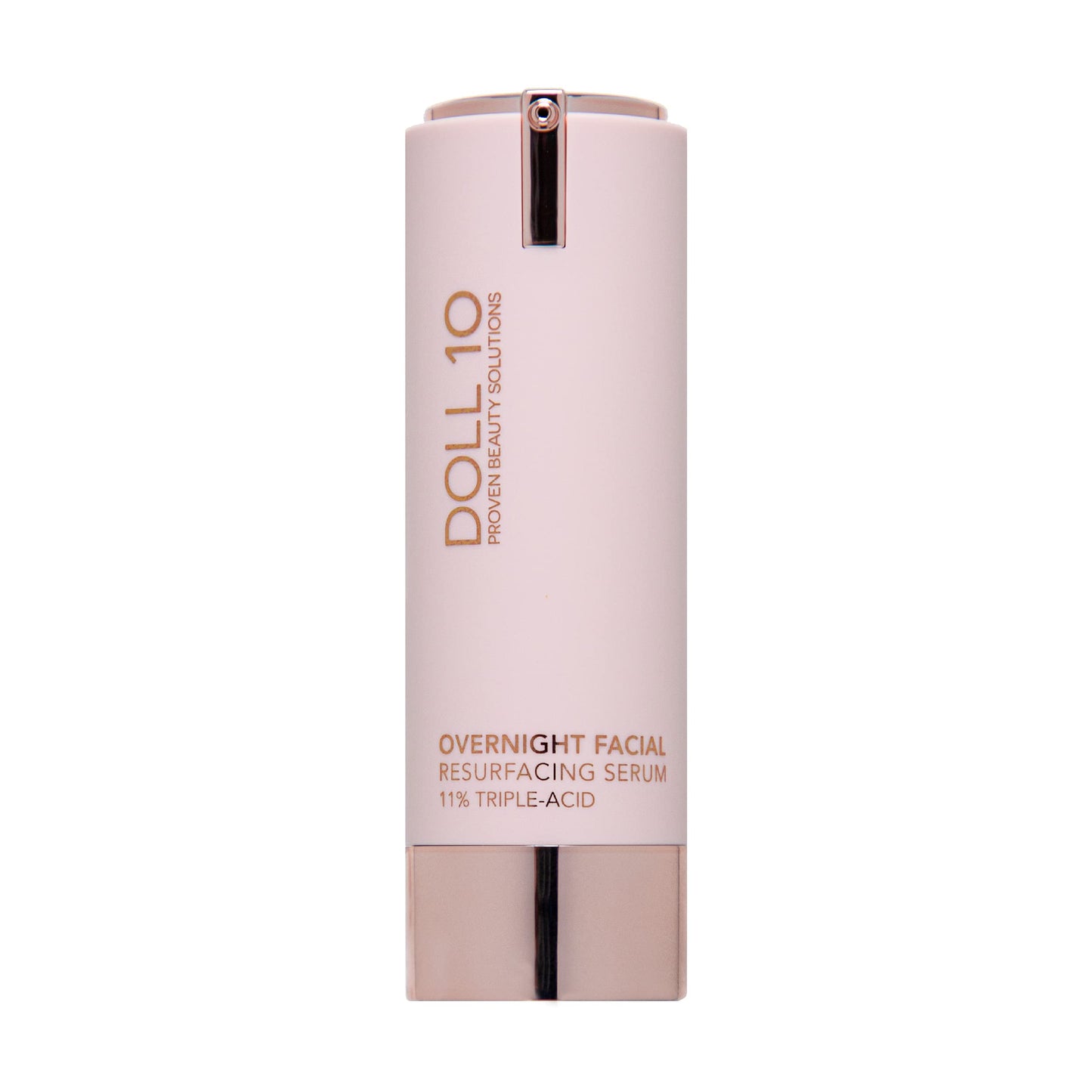 Doll 10 - Smooth Assist Overnight Facial 11% Triple-Acid Resurfacing Serum - Proven Overnight Transformation - Improves Skin Tone, Pores, Wrinkles