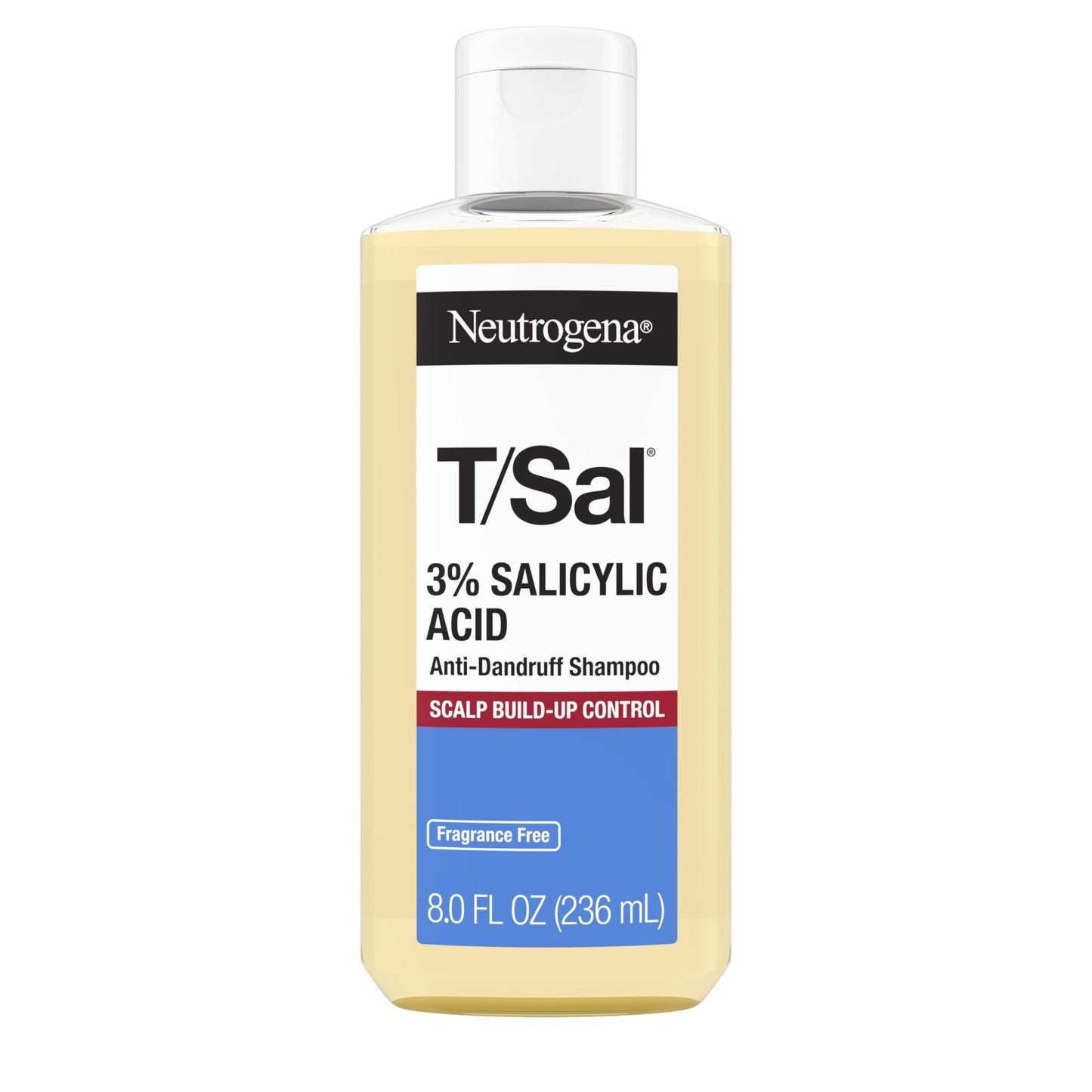 Neutrogena T/Sal 3% Salicylic Acid Anti-Dandruff Shampoo, Controls Scalp Build-Up & Relieves Itching & Flaking from Dandruff, Scalp Psoriasis