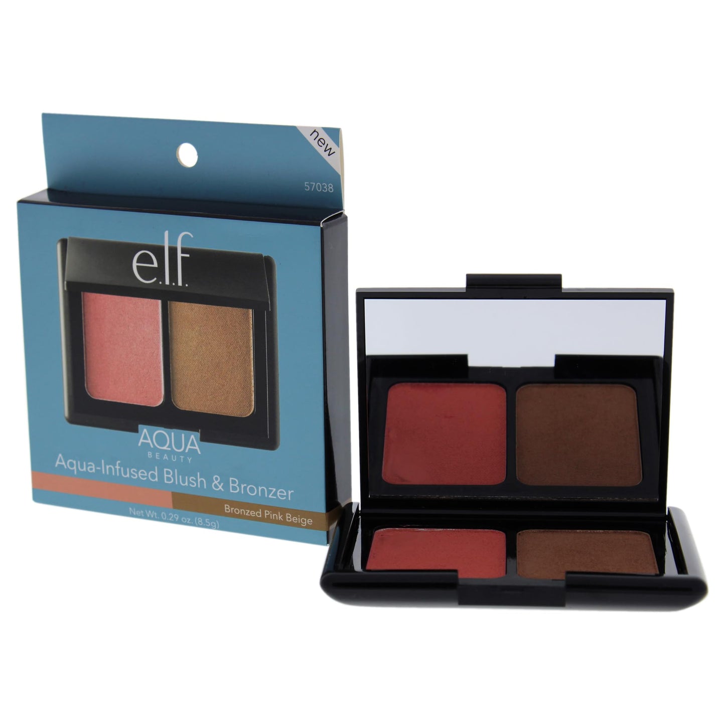 Aqua Beauty Blush and Bronzer - Bronzed Pink Beige by e.l.f. for Women - 0.29 oz Makeup