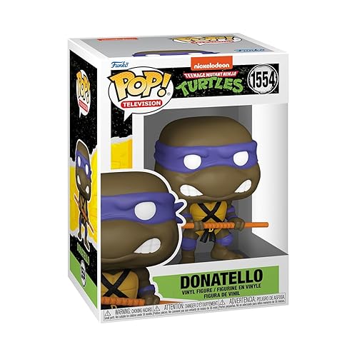 Funko POP! TV: Teenage Mutant Ninja Turtles (TMNT) - Donatello - Collectable Vinyl Figure - Gift Idea - Official Merchandise - for Kids & Adults - TV…