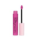 NYX PROFESSIONAL MAKEUP Lip Lingerie XXL Matte Liquid Lipstick - Knockout (Bubblegum Pink)