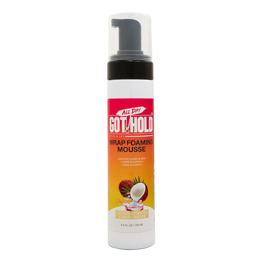 All Day God Hold Wrap Foaming Mousse for Hair Styling 8.5 fl.oz/250ml