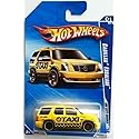 2010 HOT WHEELS HW CITY WORKS 109/240 YELLOW TAXI CADILLAC ESCALADE 01 OF 10