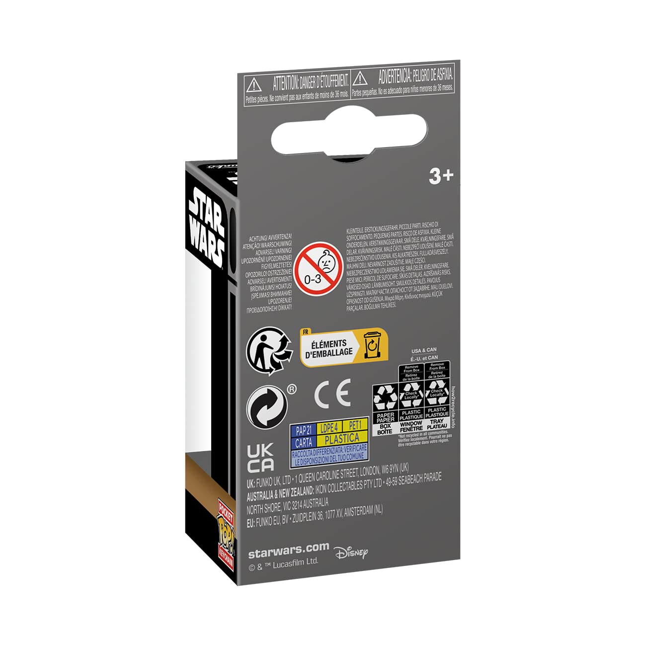 Funko POP! Keychain: OBI-Wan Kenobi - Trudeau - Young Leia Organa - Star Wars Novelty Keyring - Collectable Mini Figure - Stocking Filler - Gift Idea…