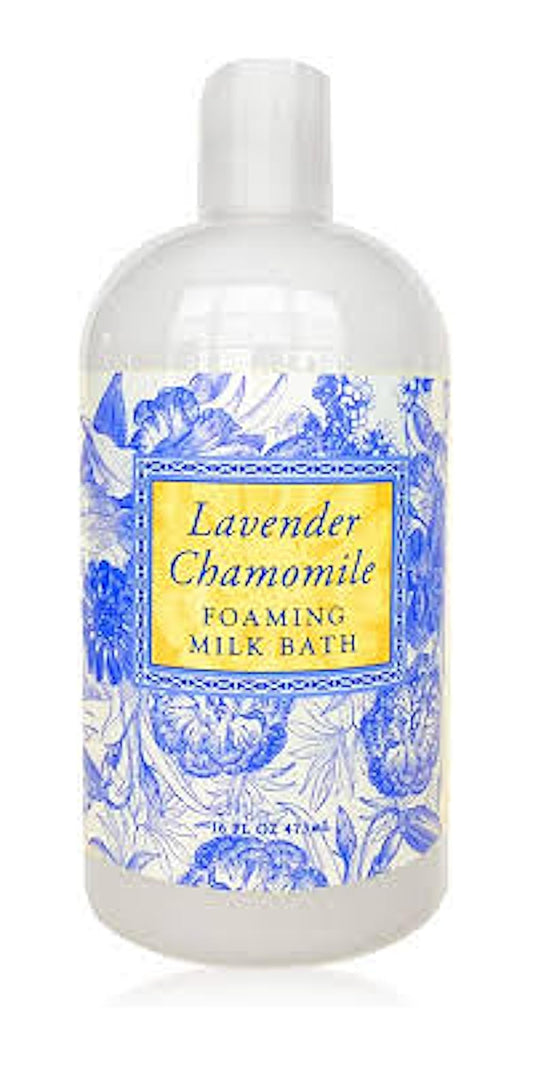 Greenwich Bay Foaming Milk Bath in Lavender Chamomile Scent - Luxurious Buttermilk Formula - Rich, Foaming Lather - Elegant Packaging - 16 fl oz Beauty and Personal Care Greenwich Bay