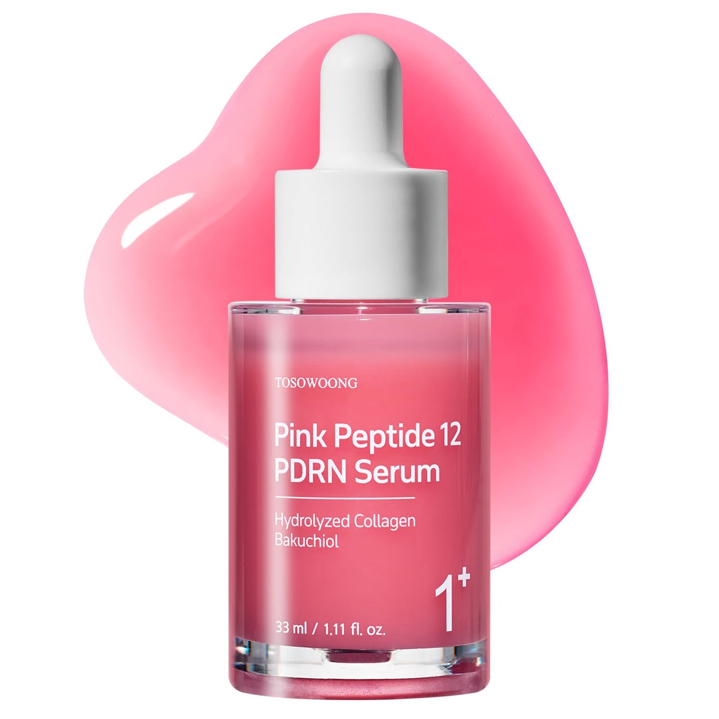 TOSOWOONG Pink Peptide 12 PDRN Serum With Salmon DNA PDRN 10,320ppm, 12 Peptides, Niacinamide, Skin glow, Hydrating, Moisturizing, Firming, Uneven Beauty and Personal Care TOSOWOONG