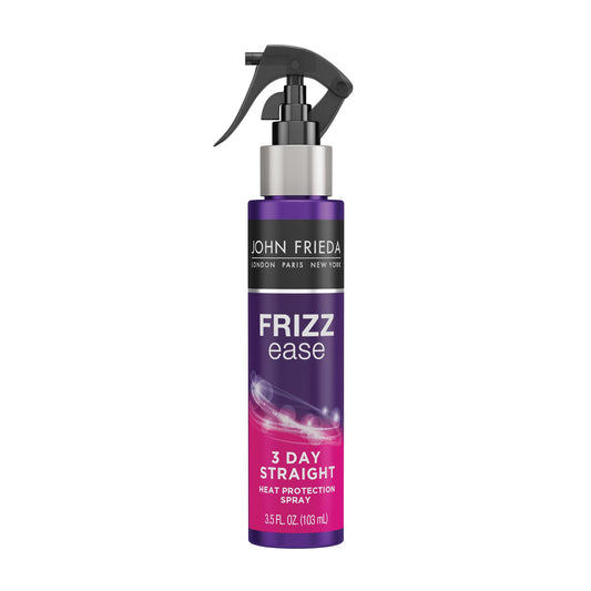John Frieda Frizz Ease 3 Day Straight Heat Protection Spray, Keeps Hair Straight and Frizz-Free for 3 Days, Keratin-Infused Flat Iron & Styling Spray Beauty & Personal Care John Frieda