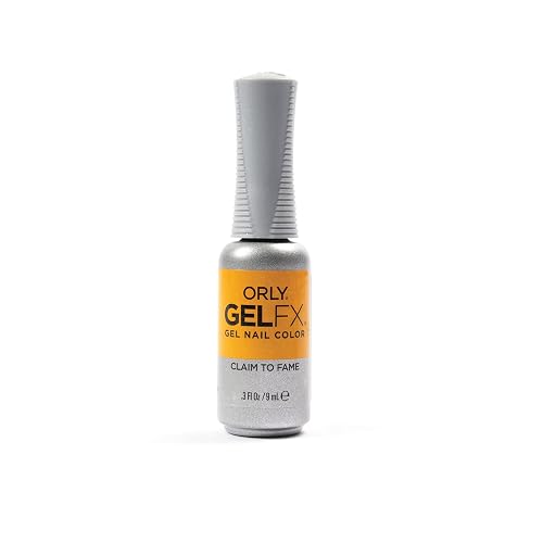 ORLY Gel Fx Nail Polish 'Claim to Fame' | Bright Golden Yellow Creme Gel Nail Color from POP! ORLY Lacquer Collection | 0.3 fl oz Beauty & Personal Care Orly
