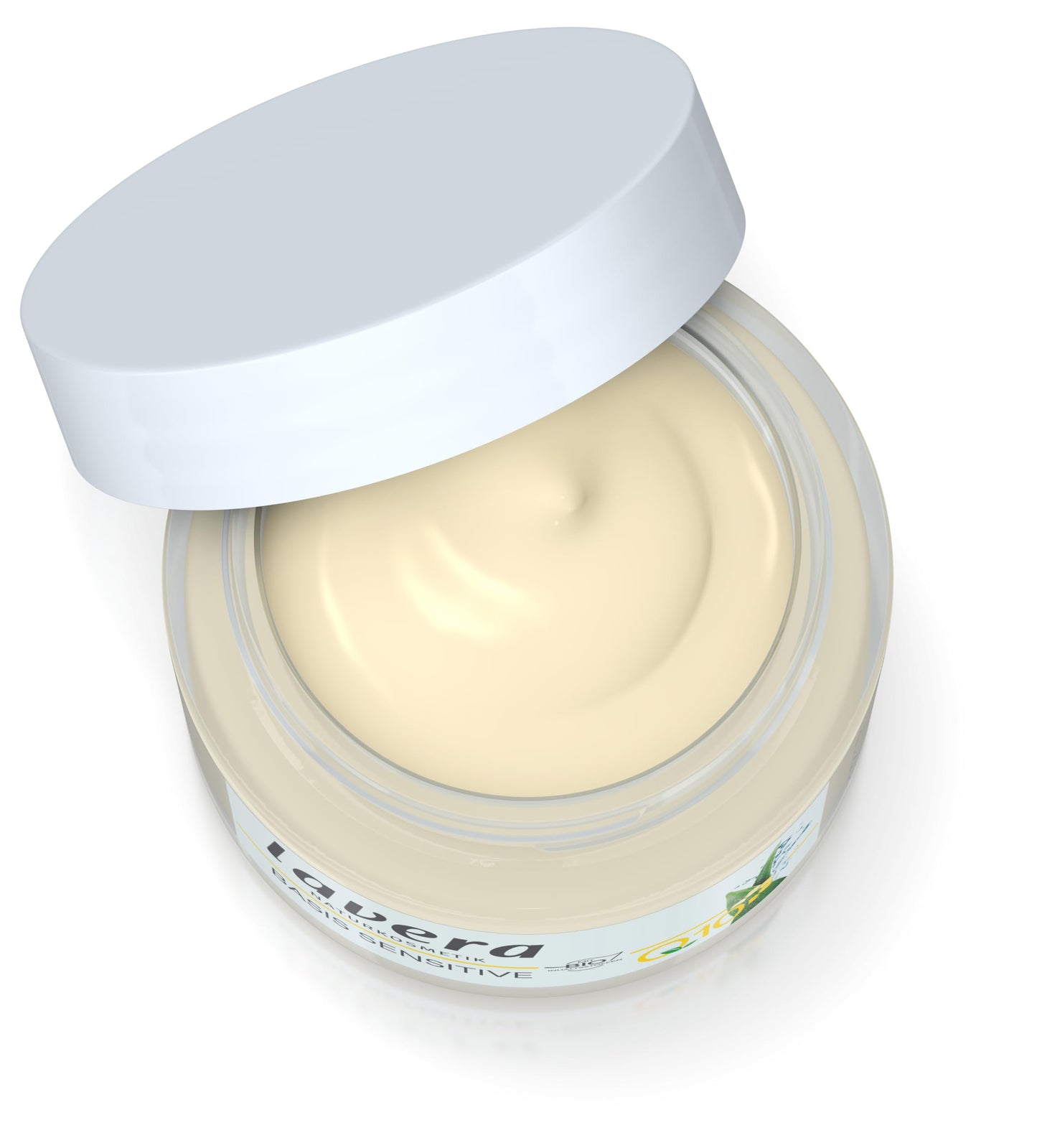 lavera Basis Sensitive Anti Wrinkle Moisturizing Cream - Face Cream with Q10 & Aloe Vera - Moisturizing Facial Cream - Anti Aging Cream - PETA