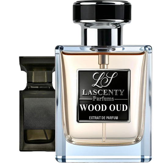 LaScenty WOOD OUD Inspired by Oud Wood cologne for Men & perfume for Women (50ml) | Extrait de Parfum | Long-Lasting Cologne | Oud Amber Woody Scent | Beauty & Personal Care LaScenty