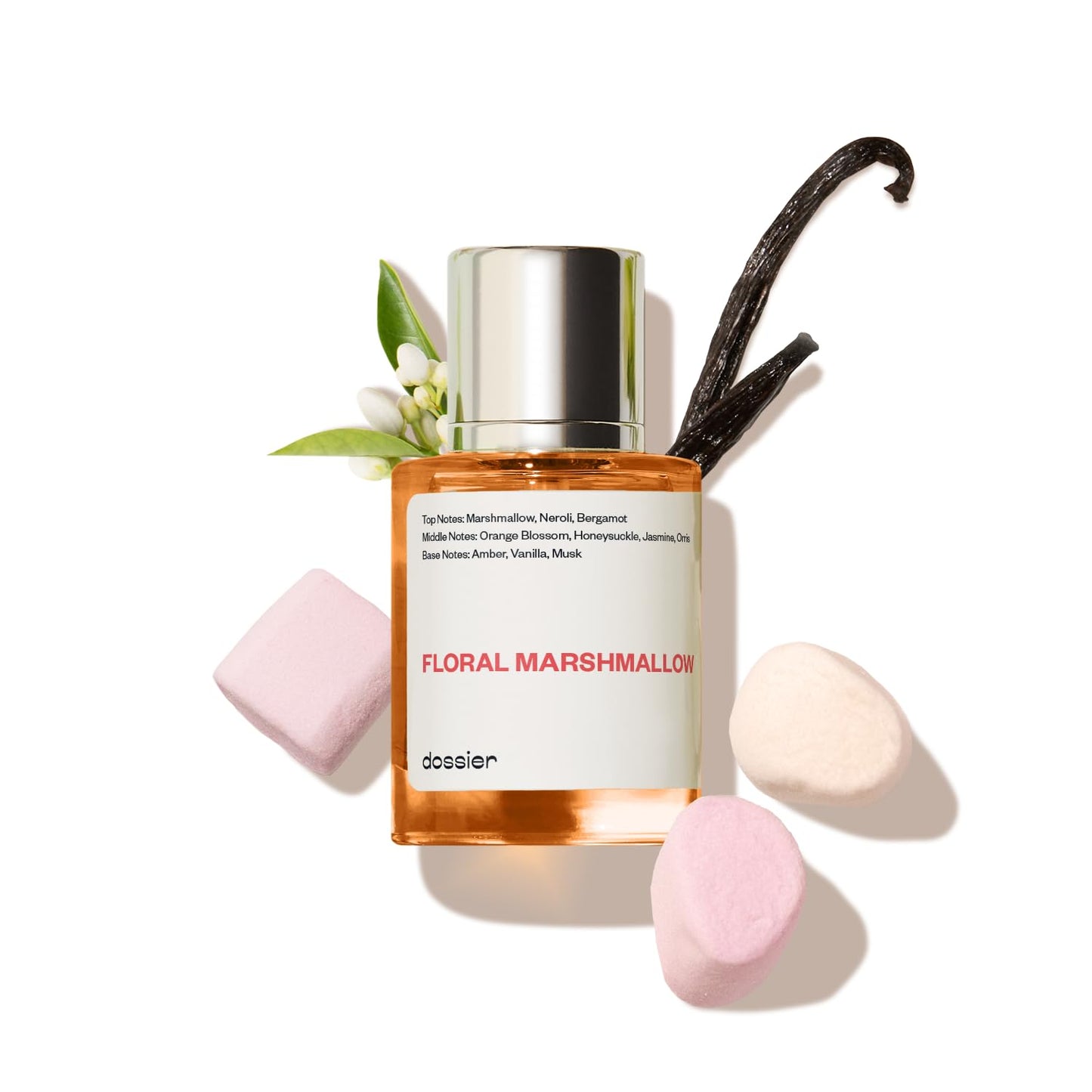 Dossier - Eau de Parfum - Floral Marshmallow - Inspired by By Kilian's Love,Don't Be Shy - Perfume Luxury - Pure Infused - Paraben-Free - Vegan