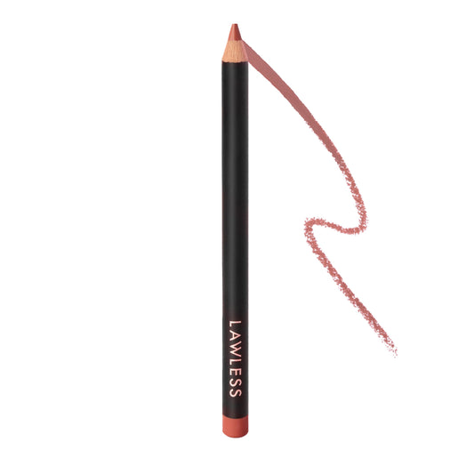 Lawless Forget the Filler Definer Liner - Pink Sand - Premium Lip Liner with Natural Ingredients to Provide a Smooth Look with a Satin Finish, Clean