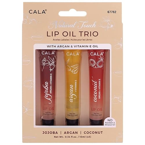 Feel Foxy LIP OIL TRIO: JOJOBA, ARAGON, COCONUT