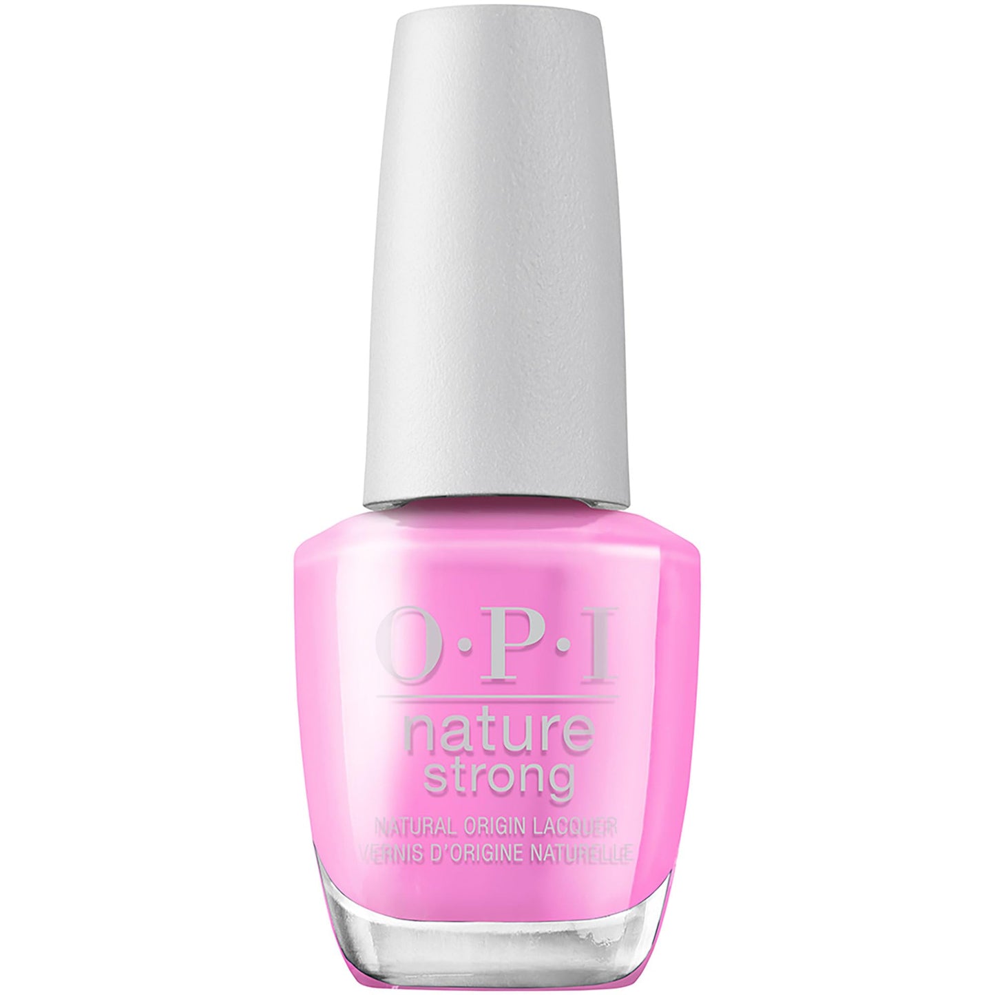OPI Nature Strong Emflowered | Opaque Bright Pink Crème Natural Origin Nail Polish | Plant Based, Vegan, Cruelty Free Beauty and Personal Care OPI Default Title