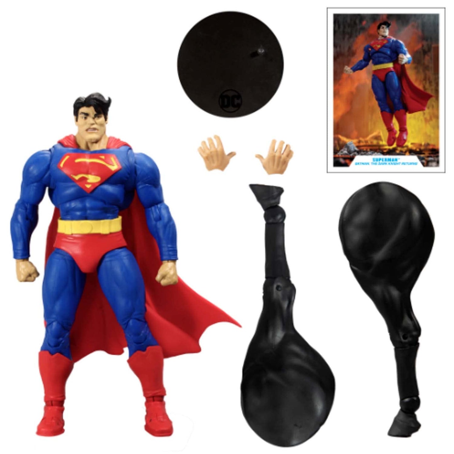 McFarlane Toys DC Multiverse The Dark Knight Returns Superman 7" Action Figure with Build-A Horse Parts & Accessories