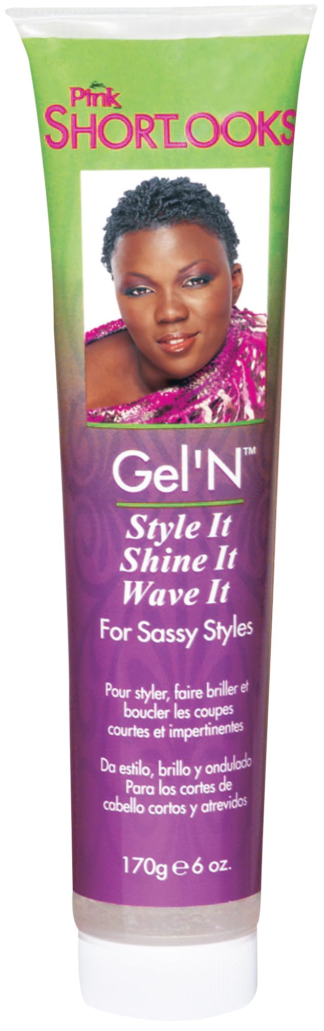 Luster's Pink Shortlooks Gel'n 6 oz (Pack of 5)
