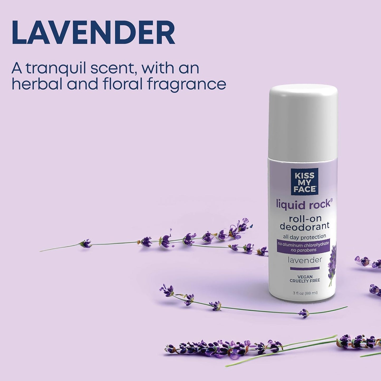 Kiss My Face Deod Liquid Rock Lavndr 3 Oz Beauty and Personal Care Kiss My Face