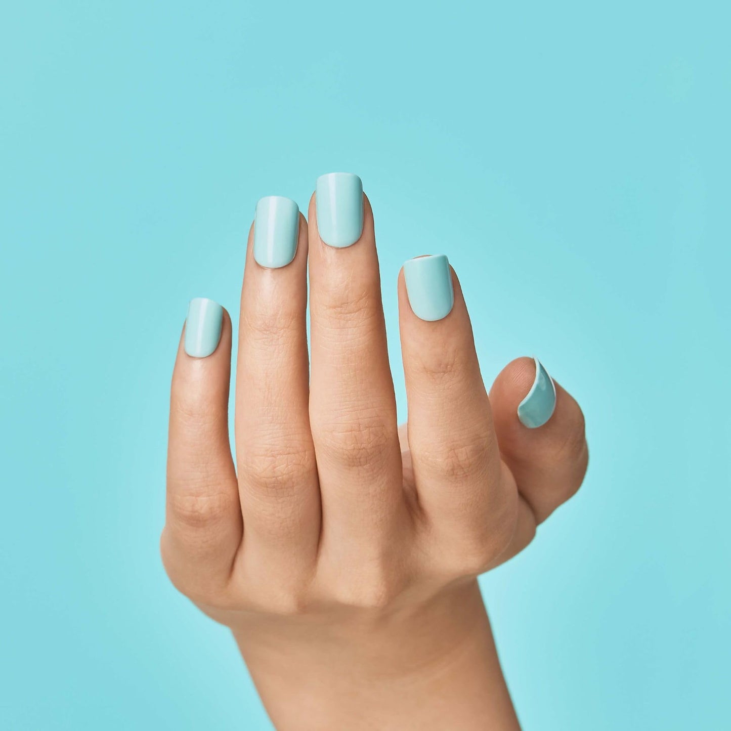 Kiss Impress Color Press-On Nails, Gel Nail Kit, PureFit Technology, Short Length, “Mint To Be”, Polish-Free Solid Color Manicure, Includes Prep Pad Beauty & Personal Care imPRESS