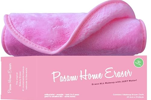 Pasam Home MakeUp Eraser Reusable Make Up Remover Eraser even Waterproof Make Up in Seconds Just With Water Chemical Free Eyeliner Lipstick Foundation